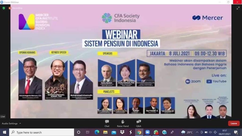 CFA Society Indonesia dan Mercer Indonesia
